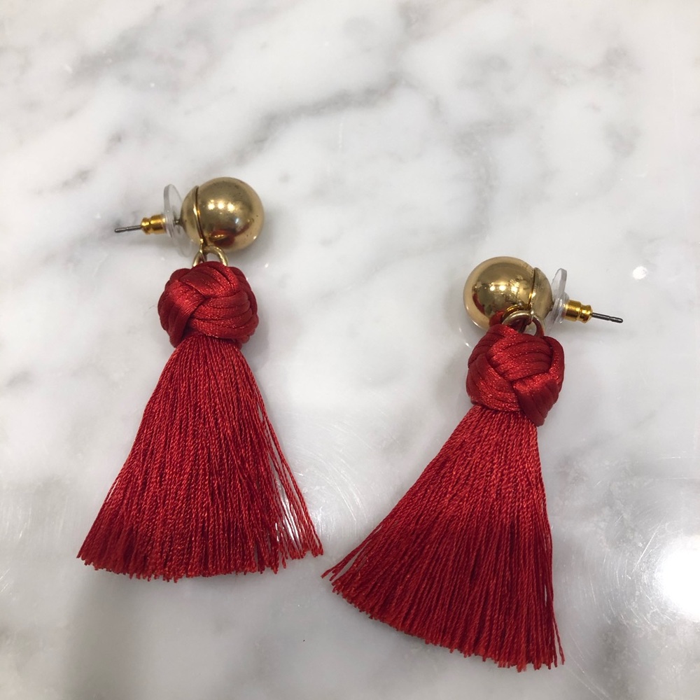J Crew Tassel Earrings